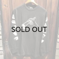 {SKULL SKATES}  "SUSHI" L/S T-SHIRTS(BLACK×WHITE)