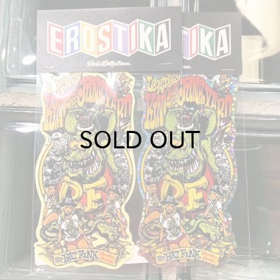 画像1: {EROSTIKA} “KING OF JUNKYARD” VINYL STICKER