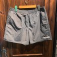 画像1: {SNOID} MORE FUN FROM SNOID Nylon Shorts / CHARCOAL (1)