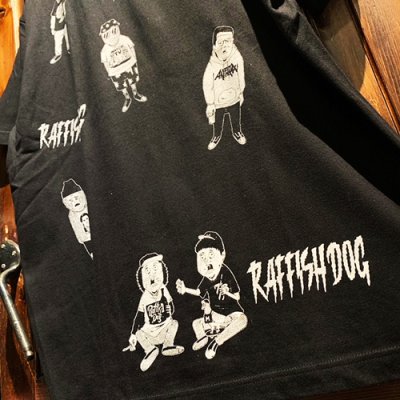 画像3: {RAFFISH DOG} "TM PAINT" MULTI S/S T-SHIRTS / BLACK