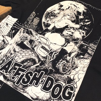 画像5: {RAFFISH DOG} "尾崎ずっく" MULTI S/S T-SHIRTS / BLACK