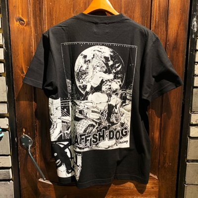 画像2: {RAFFISH DOG} "尾崎ずっく" MULTI S/S T-SHIRTS / BLACK