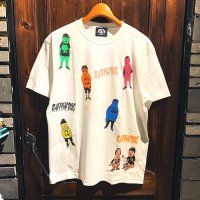 {RAFFISH DOG} "TM PAINT" MULTI S/S T-SHIRTS / WHITE