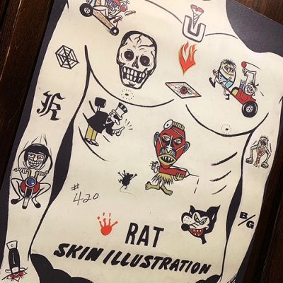 画像2: {SNOID} RAT SKIN ILLUSTRATION POSTER