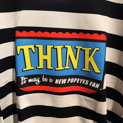 画像3: {POP EYES} "PPE THINK" BORDER TEE LS