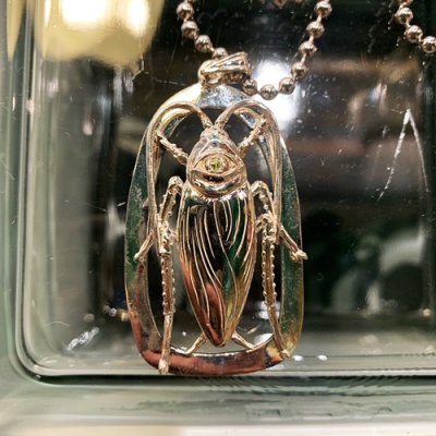 画像2: {GRYPHON} Evil cockroach Necklace