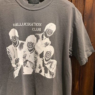 画像2: 受注商品!! {NO MAD NUMSKULL} "HALLUCINATION CLUB4" S/S T-SHRITS(SUMI)