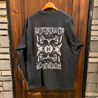 画像2: {伊藤慧 × NO MAD NUMSKULL} "HALLUCINATION CLUB" L/S T-SHIRTS(BLACK)