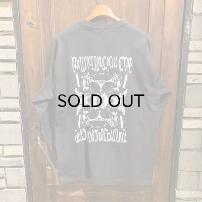 画像2: {TENKI × NO MAD NUMSKULL} "HALLUCINATION CLUB" L/S T-SHIRTS(BLACK)