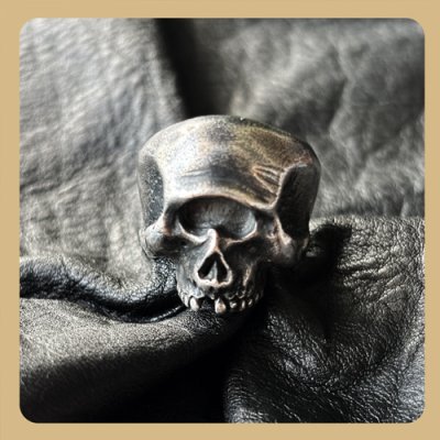 画像1: ※受注商品※  {HANG} “Cyclops Skull Ring" 【Silver Version】