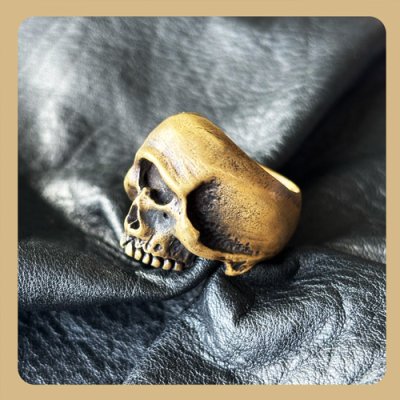 画像2: ※受注商品※  {HANG} “Cyclops Skull Ring" 【Brass Version】