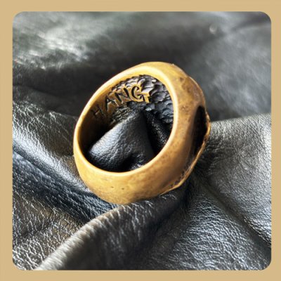 画像3: ※受注商品※  {HANG} “Cyclops Skull Ring" 【Brass Version】