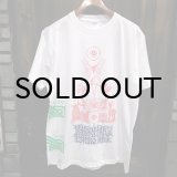 画像: {MOMENTARY PSYCHO ART} "Letter From The North" MULTI PRINT T-SHIRTS / WHITE