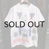 画像: {MOMENTARY PSYCHO ART} "Letter From The North" MULTI PRINT T-SHIRTS / WHITE