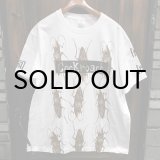 画像: {MOMENTARY PSYCHO ART} "Cock roach" MULTI PRINT T-SHIRTS / WHITE