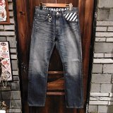 画像: {ROLLING CRADLE} THUNDER GATE DENIM 1st "damage type" / INDIGO