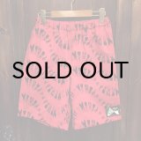 画像: {NO MAD NUMSKULL} ORIGINAL PATTERN SHORT PANTS / "TEETH" / PINK / M