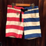 画像: {ROLLING CRADLE} CONVICT BORDER SHORTS / RED×BLUE