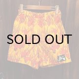 画像: {NO MAD NUMSKULL} ORIGINAL PATTERN SHORT PANTS / FIRE / YELLOW×RED