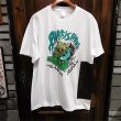 画像1: {NO MAD NUMSKULL} "RAFFISH DOG" HAND PAINT S/S T-SHIRTS / GREEN / XL (1)