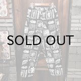 画像: {NO MAD NUMSKULL} ORIGINAL PATTERN LONG PANTS / "PATCH" / BLACK×WHITE