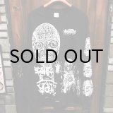 画像: {MOMENTARY PSYCHO ART} "MULTI PRINT" L/S T-SHIRTS / BLACK / (L) / "DEMON FACE"