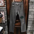 画像2: "USED" {NO MAD NUMSKULL} Remake DENIM PANTS / BLACK / 30inch (2)