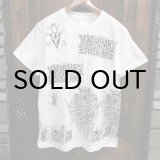 画像: {MOMENTARY PSYCHO ART} "BLACKWHITE" MULTI S/S T-SHIRTS / WHITE / (L)