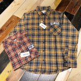 画像: {POP EYES} "PPE RAT" FLANNEL SHIRT LS