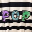 画像3: {POP EYES} "ALPHABET MONSTER BORDER" EASY TEE SHIRT SS (3)