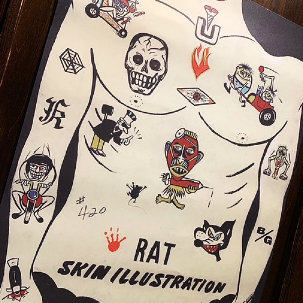 画像2: {SNOID} RAT SKIN ILLUSTRATION POSTER (2)