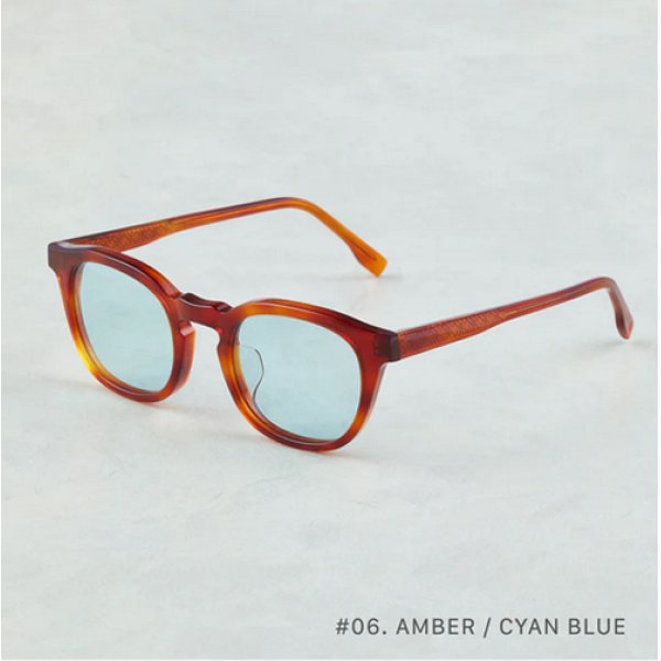 AMBER / CYAN BLUE