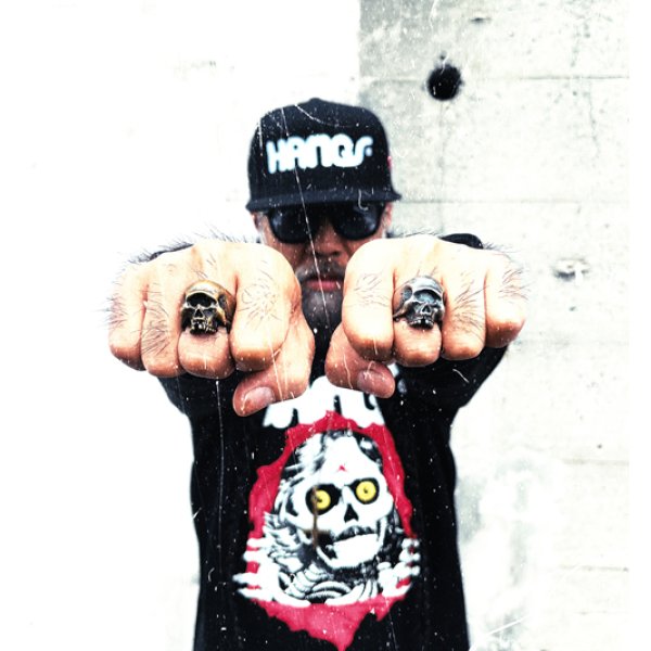 画像4: ※受注商品※  {HANG} “Cyclops Skull Ring" 【Silver Version】 (4)