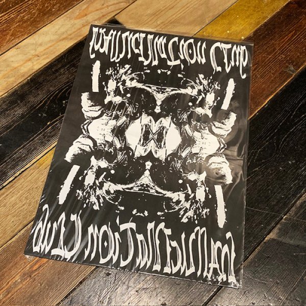 画像1: {NO MAD NUMSKULL} "HALLUCINATION CLUB" SILKSCREEN PRINT A3POSTER(BLACK) (1)